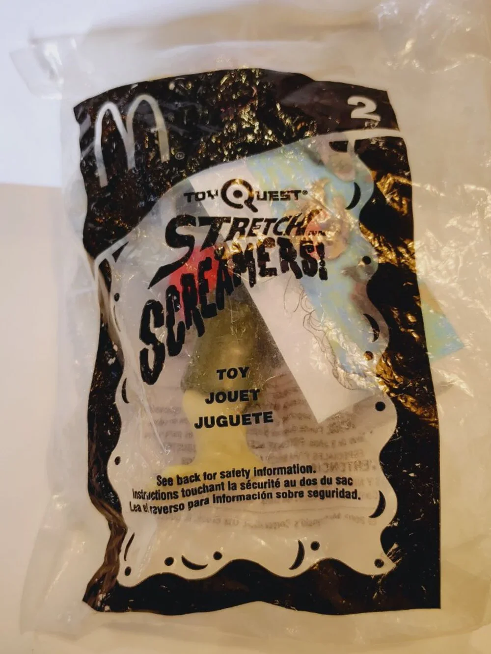 McDonalds 2003 Stretch Screamers #2 Cyborg Happy Meal Toy Quest